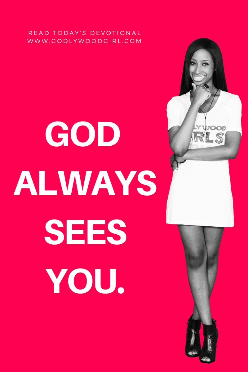 Today's Daily Devotional For Women - God Always Sees You