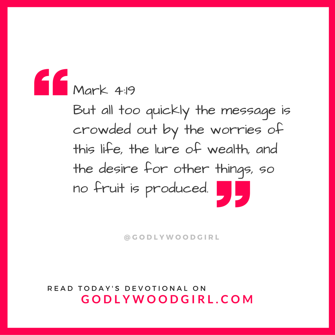 Today's Daily Devotional for Women - Get Rid of Distractions