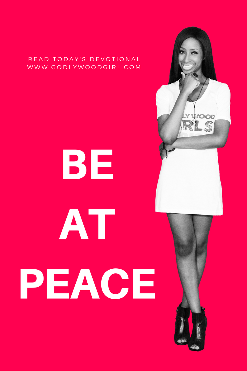Today's Daily Devotional for Women - Be At Peace