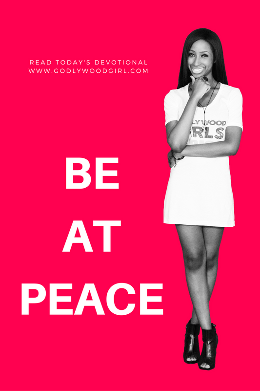 Today's Daily Devotional for Women - Be At Peace