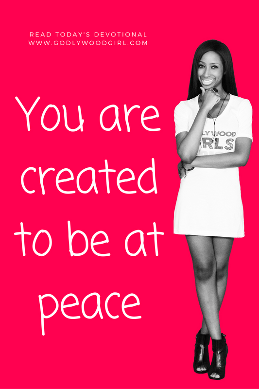 Today's Daily Devotional for Women - Be at peace