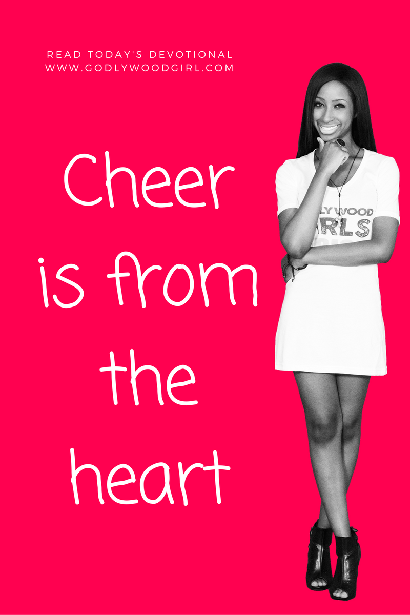 Today's Daily Devotional for Women - Cheer is from the Heart