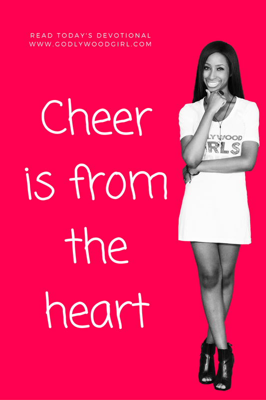 Today's Daily Devotional for Women - Cheer is from the Heart