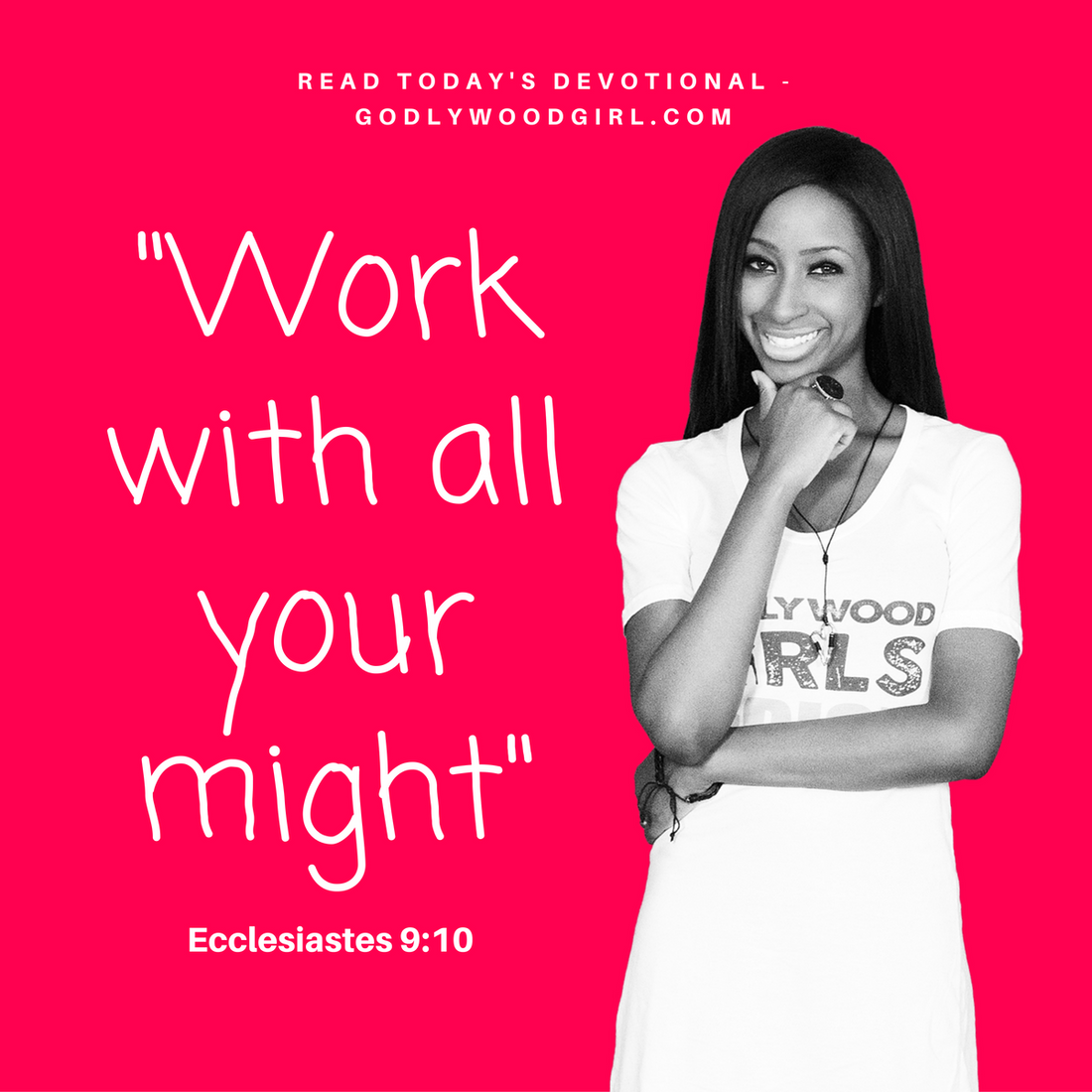Today's Daily Devotional for Women - Work with all your might